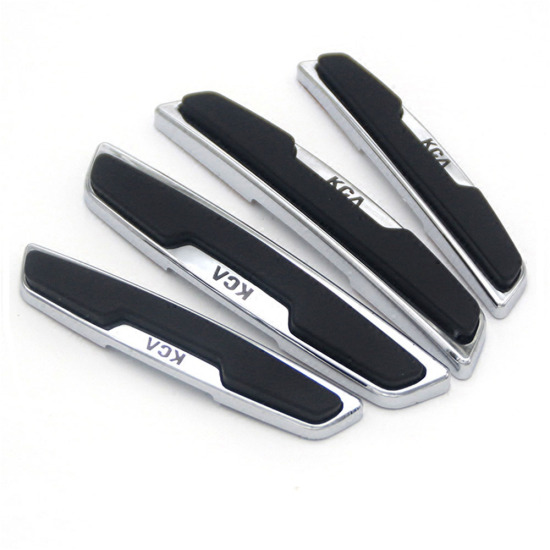 Carbon Fiber Auto Car Door Edge Protector Scratch Strip Guards Bumper 4 Pcs