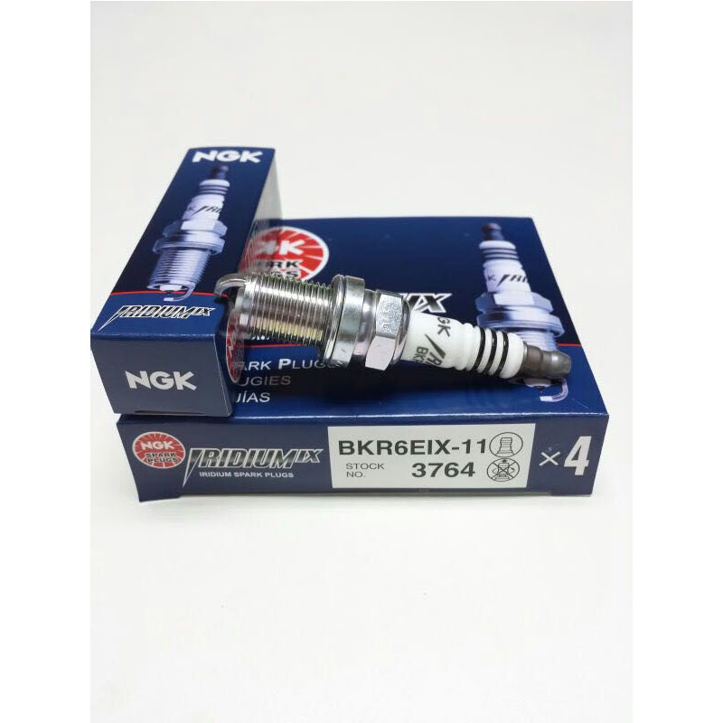 NGK 3764 BKR6EIX-11 Iridium IX Spark Plugs 4 PC Free Shipping