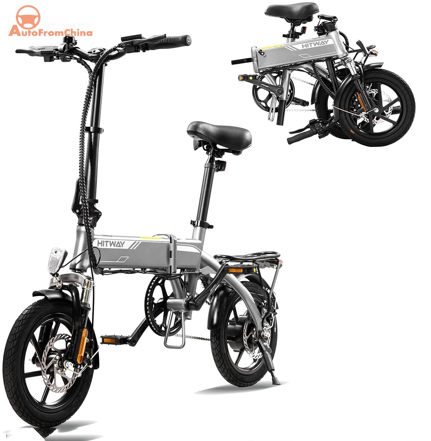 E-Bike 003 FOLDING ELECTRIC BIKE City bikes Folding Bike Bicycle Made of Aerospace Aluminum, 7.5Ah Battery, 250 W Motor, Range Up to 45 km